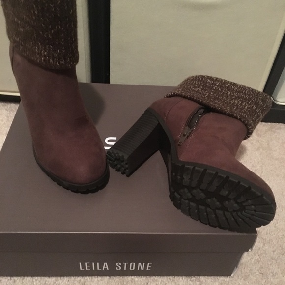 Brown/Tan ankle booties - Picture 7 of 8